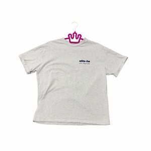 White Fox Era 8 Lounge Essentials Gray Graphic Tee XS/S